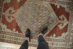 4x6 Vintage Distressed Malayer Rug