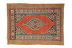 3x4 Vintage Fine Camel Hair Serab Square Rug