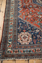 4.5x7 Vintage Fine Abadeh Rug