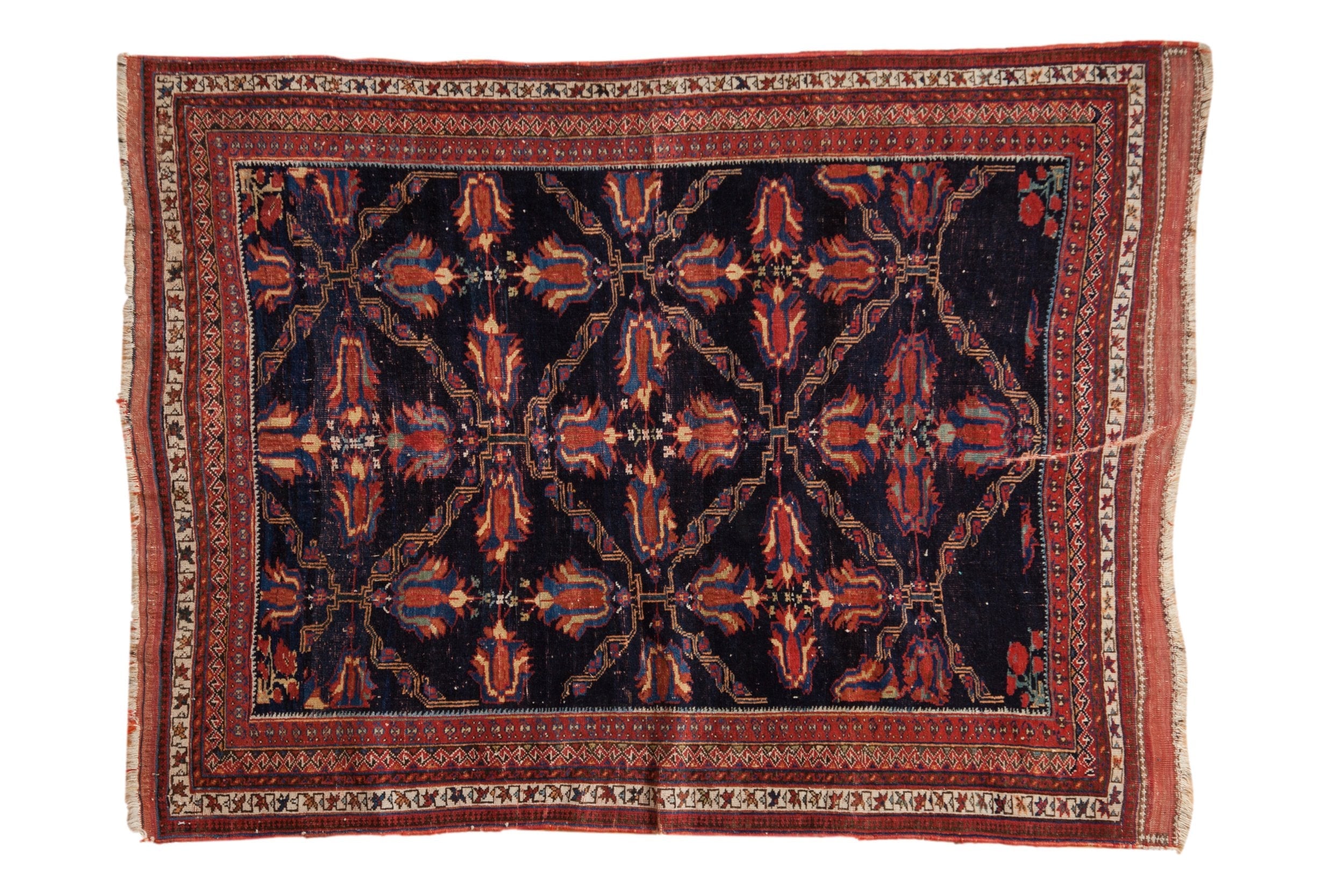 4x5.5 Antique Fine Afshar Rug
