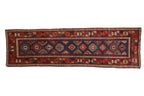 3.5x12.5 Antique Caucasian Rug Runner