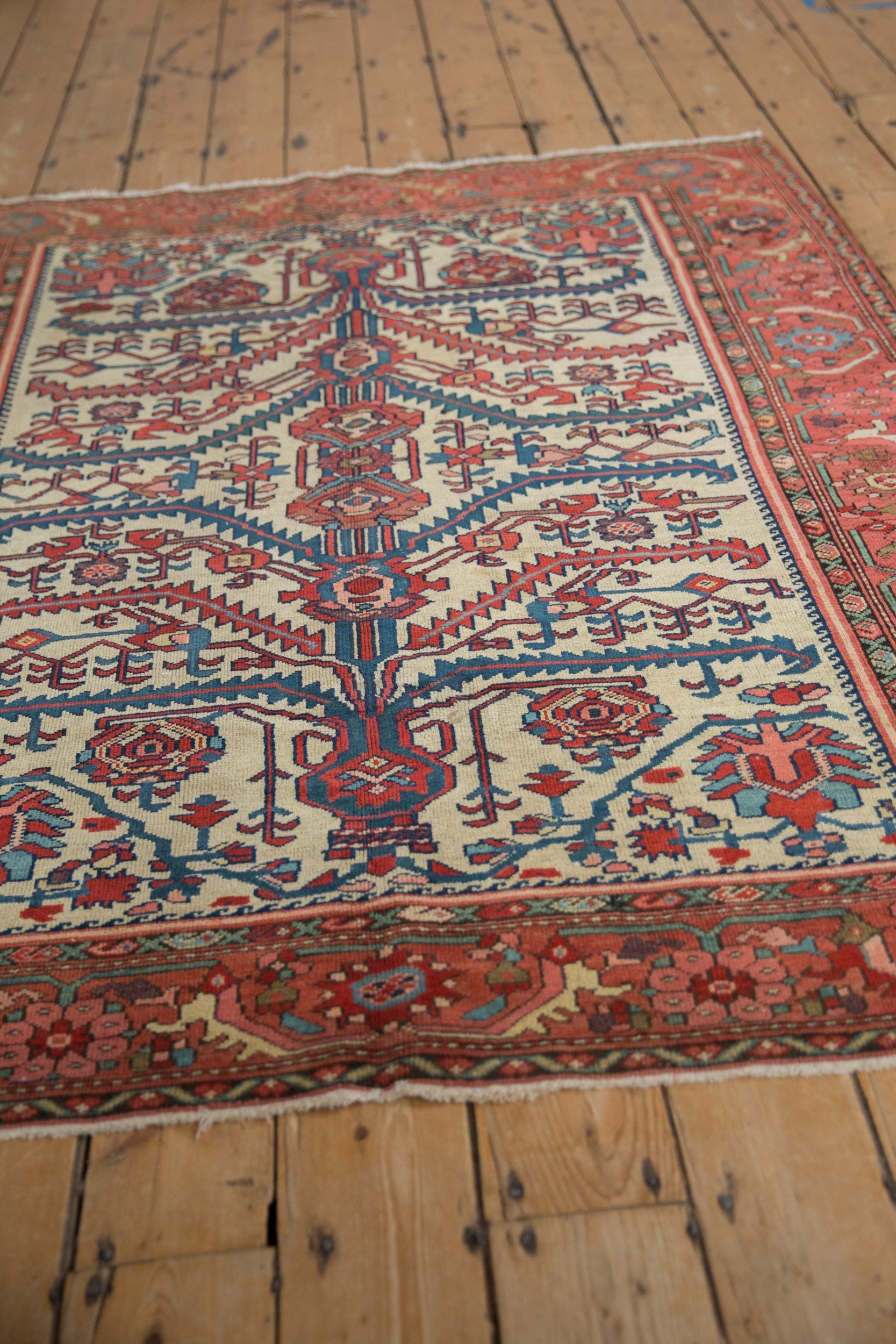 5x6 Antique Fine Malayer Square Rug