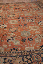 9x12.5 Vintage Tabriz Carpet