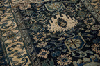 4.5x5 Vintage Bijar Square Rug