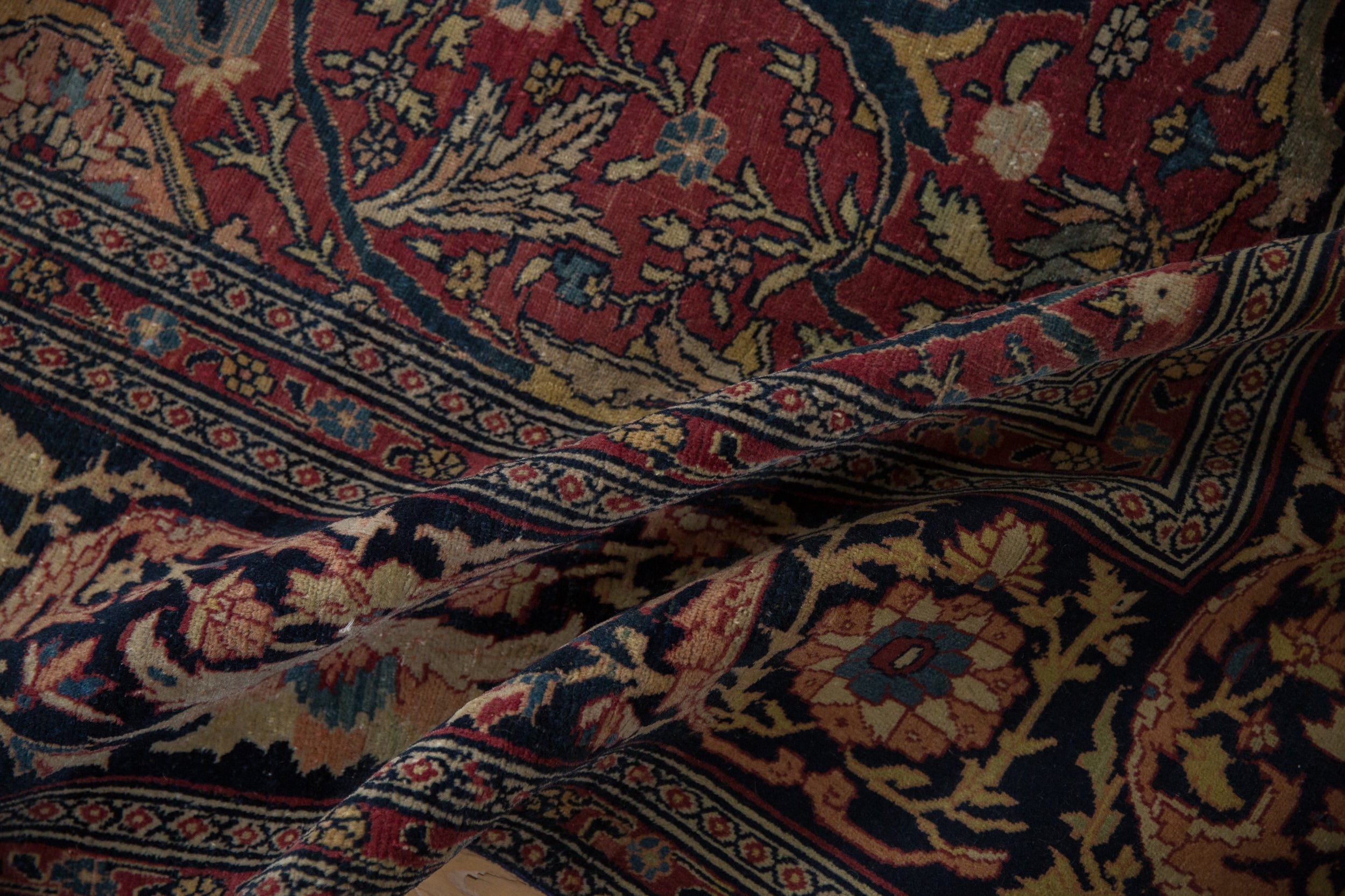 7x10.5 Antique Fine Tabriz Carpet
