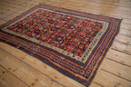 4x5 Antique Caucasian Square Rug