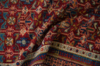 4x5 Antique Caucasian Square Rug