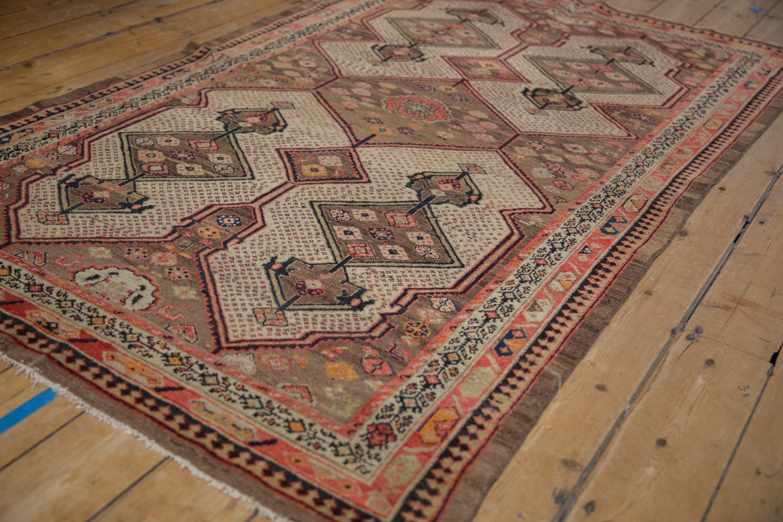 4.5x7 Vintage Fine Malayer Rug