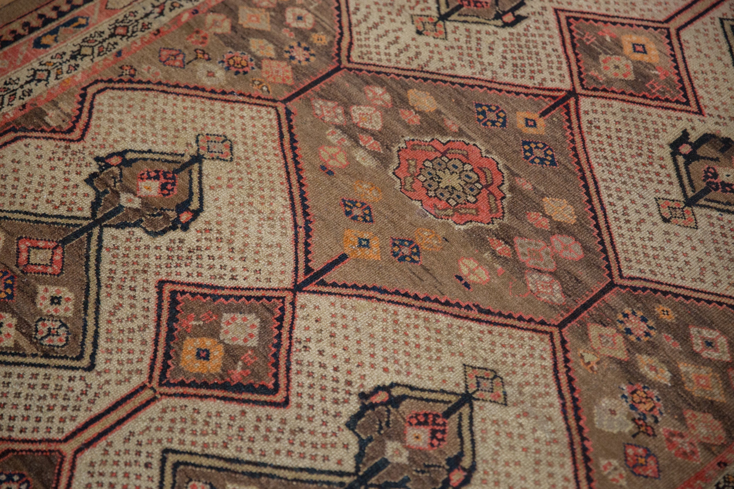 4.5x7 Vintage Fine Malayer Rug
