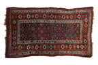 4x7 Vintage Kurd Rug