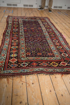 4x7 Vintage Kurd Rug