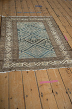 3x4.5 Vintage Fine Distressed Malayer Rug