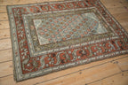4x5 Vintage Distressed Kurd Square Rug