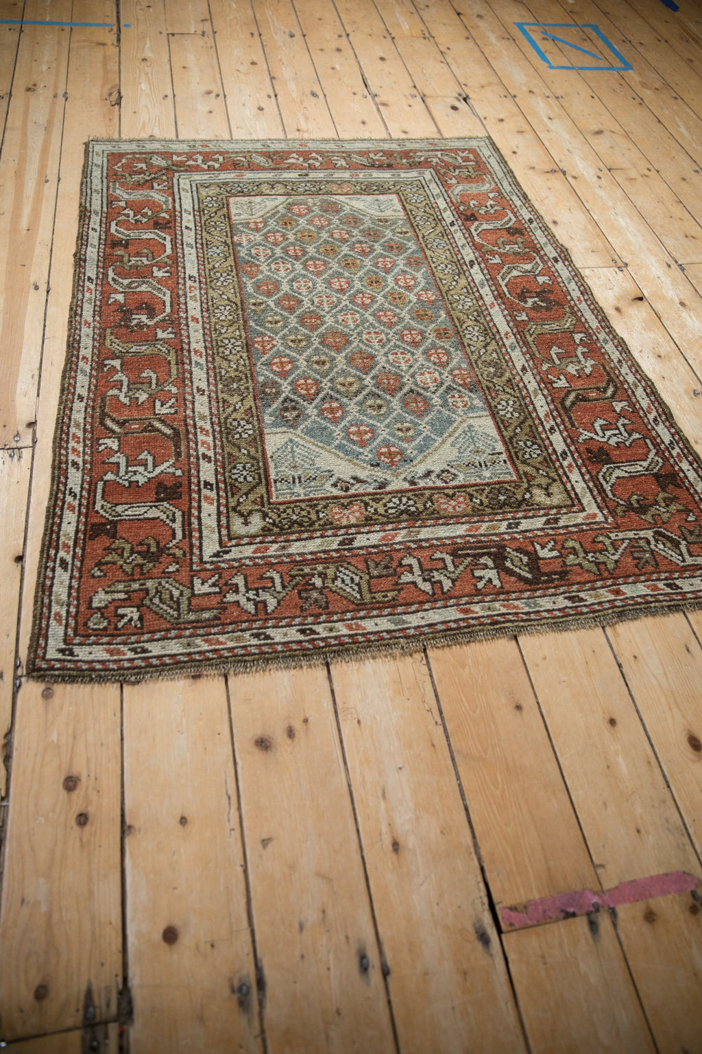 4x5 Vintage Distressed Kurd Square Rug
