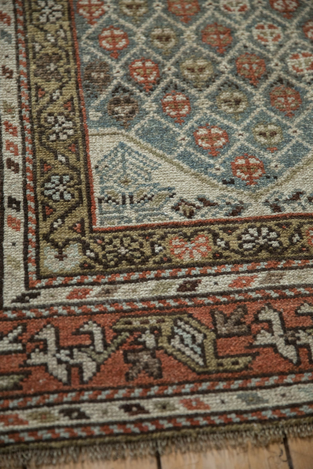 4x5 Vintage Distressed Kurd Square Rug