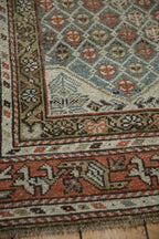 4x5 Vintage Distressed Kurd Square Rug