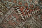 4x5 Vintage Distressed Kurd Square Rug