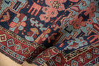 3x4 Vintage Karaja Square Rug