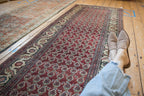 3.5x12 Vintage Hamadan Rug Runner