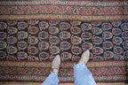 3.5x10 Antique Kurdish Rug Runner