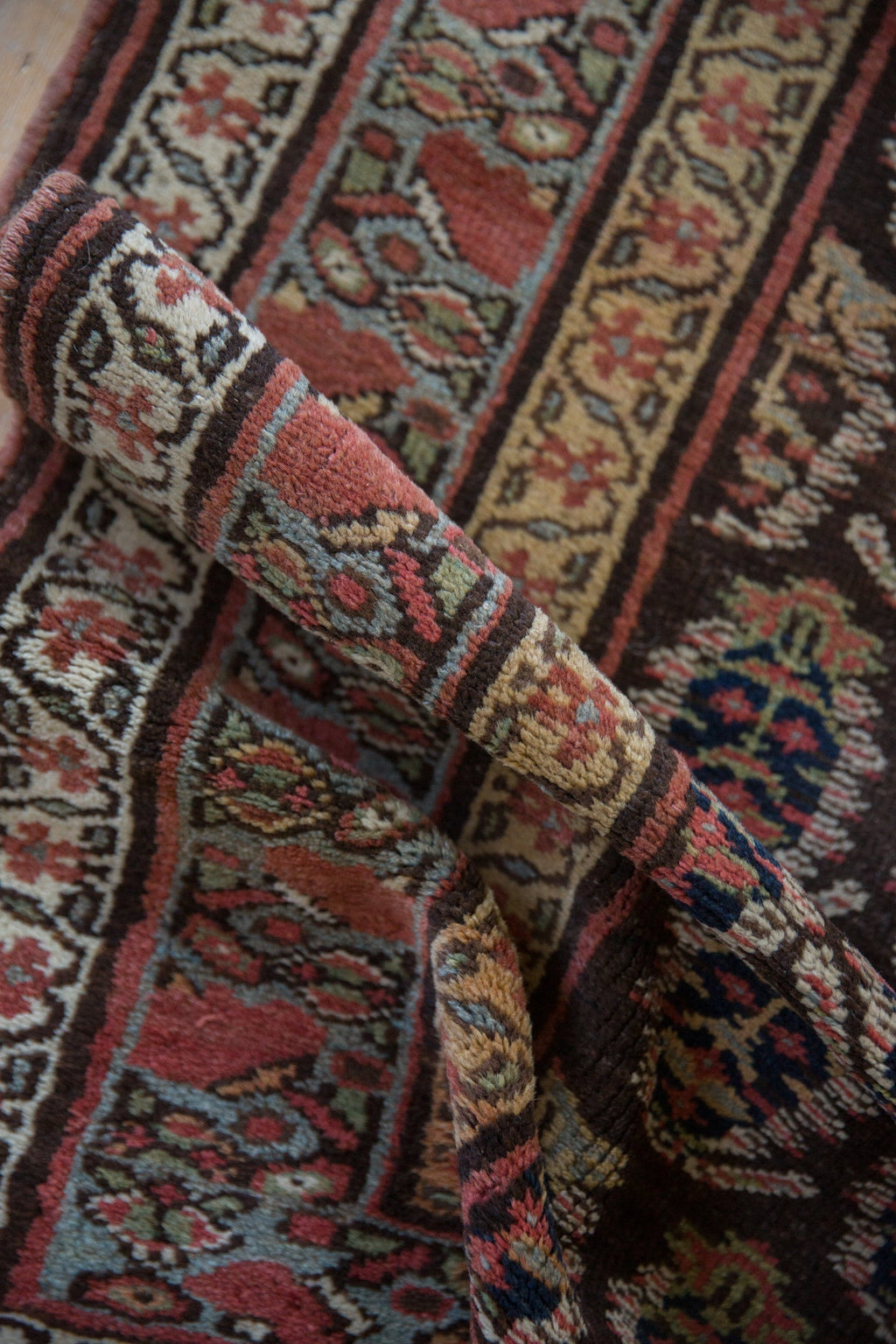 3.5x10 Antique Kurdish Rug Runner