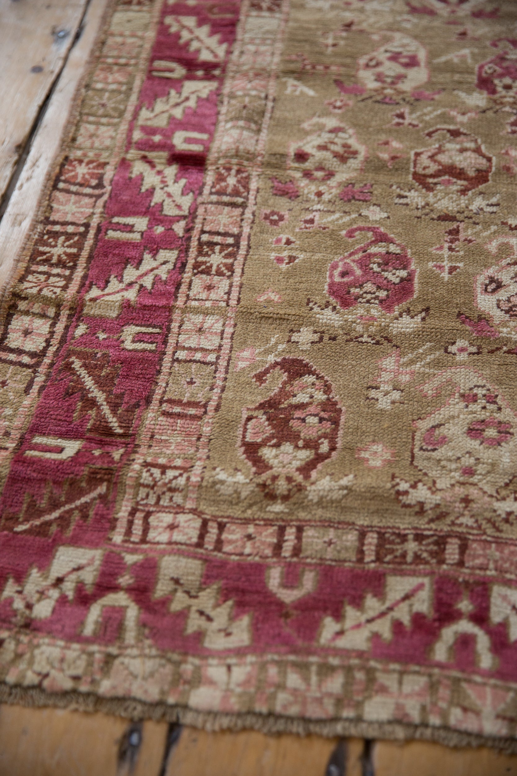 3.5x10 Vintage Distressed Karabagh Rug Runner