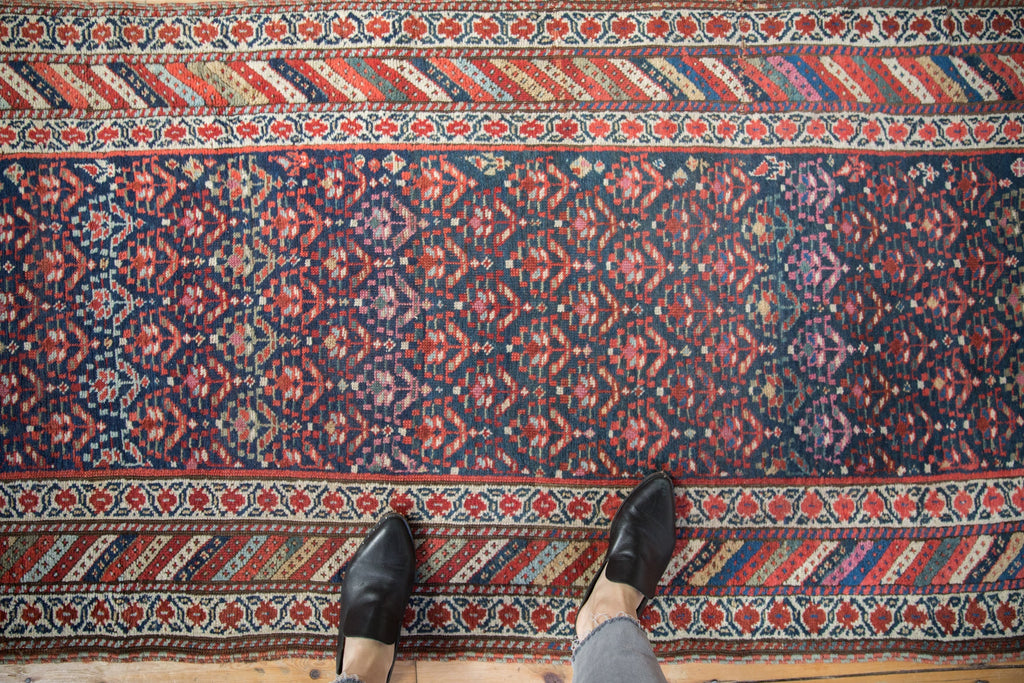 3.5x14.5 Vintage Kurdish Rug Runner