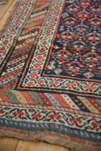 3.5x14.5 Vintage Kurdish Rug Runner