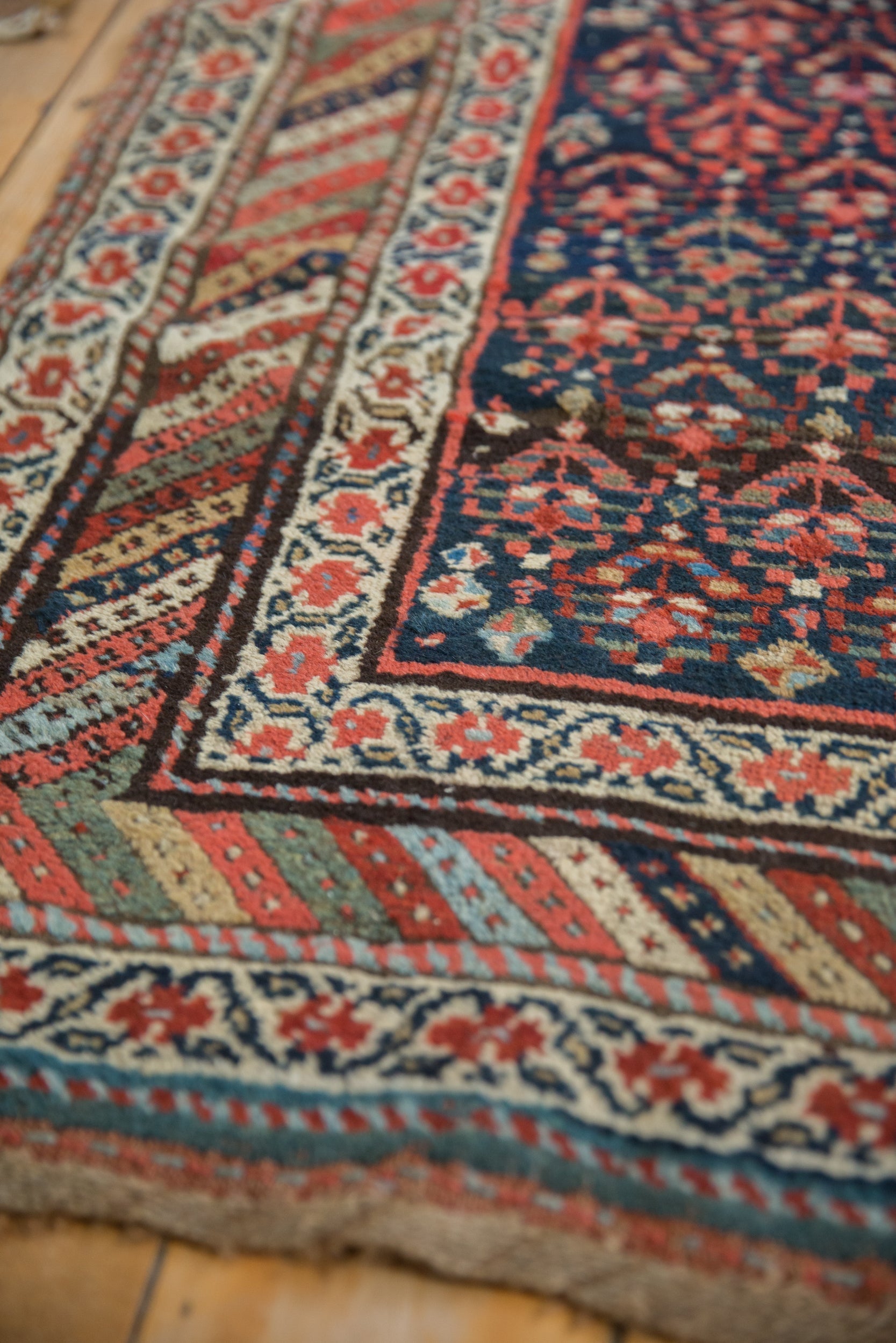 3.5x14.5 Vintage Kurdish Rug Runner