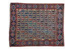 3.5x4.5 Antique Afshar Square Rug