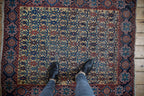 3.5x4.5 Antique Afshar Square Rug