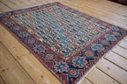 3.5x4.5 Antique Afshar Square Rug