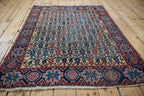 3.5x4.5 Antique Afshar Square Rug