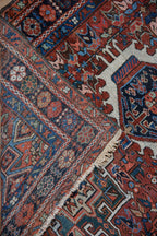 3.5x4.5 Vintage Karaja Square Rug