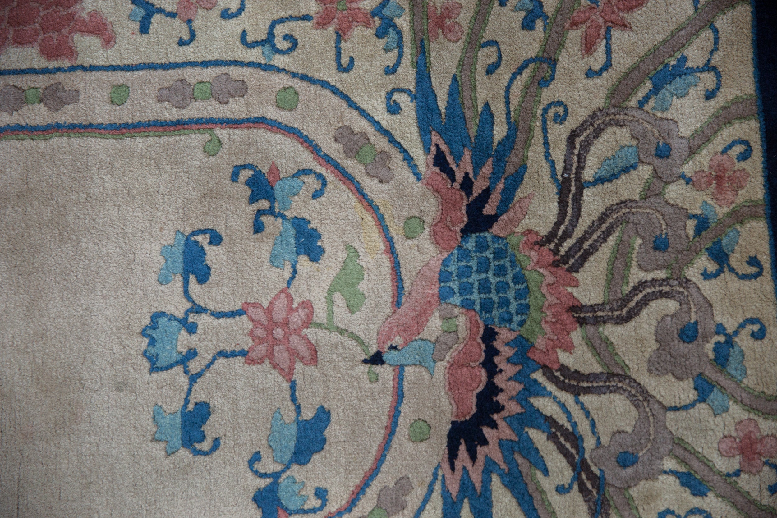 3x5 Vintage Art Deco Rug