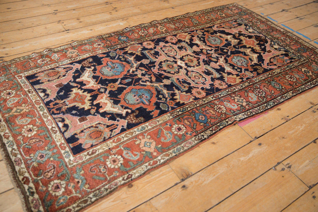 3.5x6.5 Antique Kurdish Rug