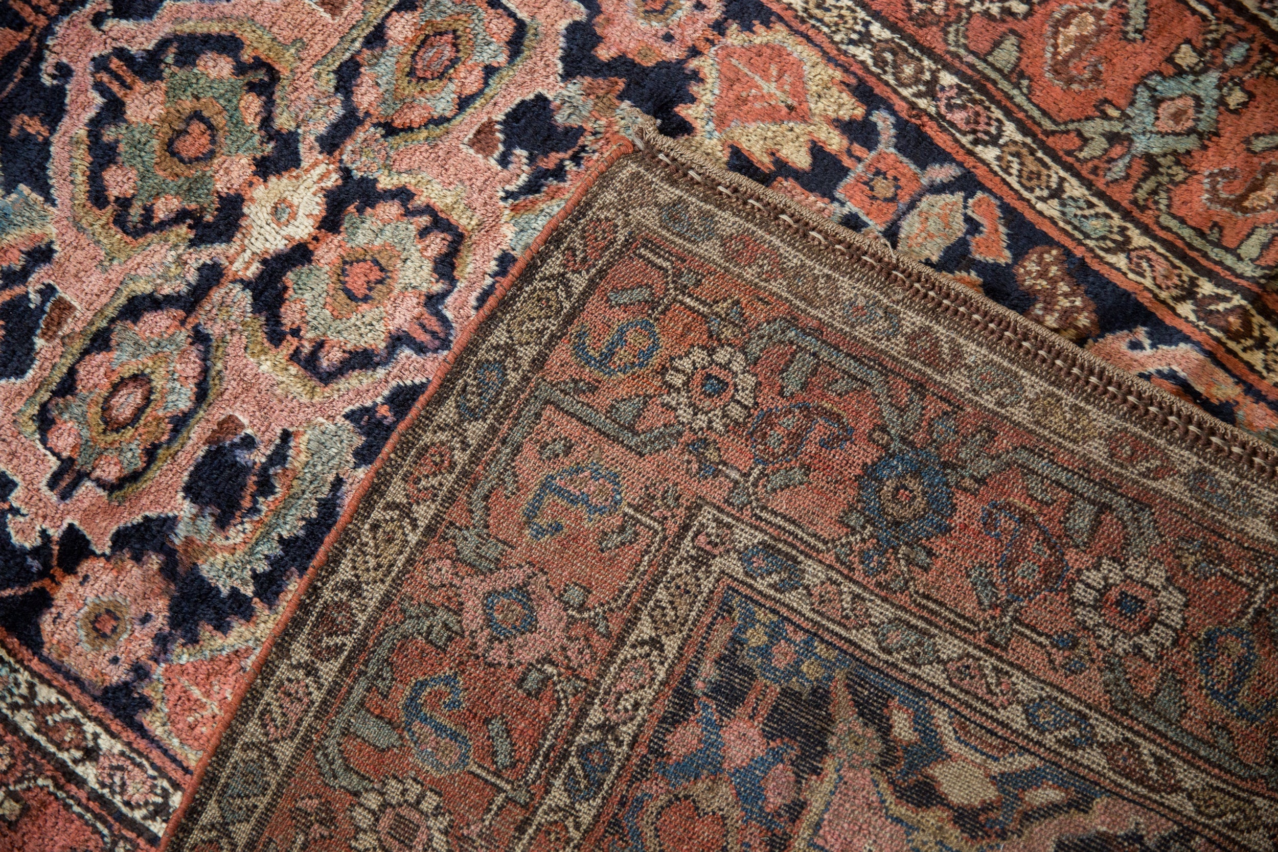 3.5x6.5 Antique Kurdish Rug