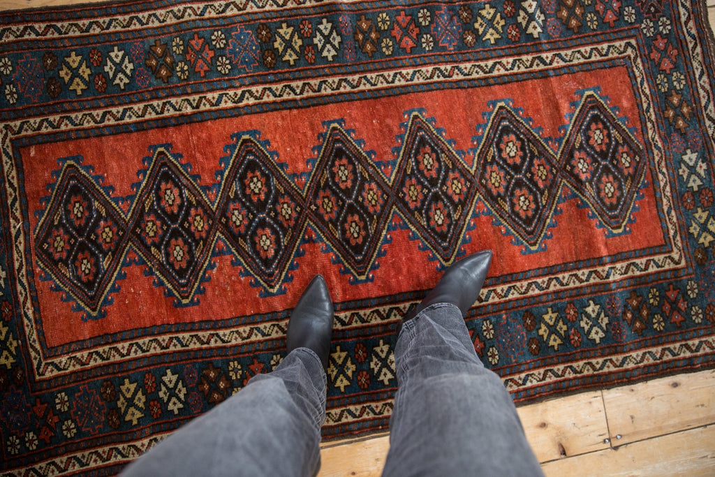 3.5x6 Antique Kurdish Rug
