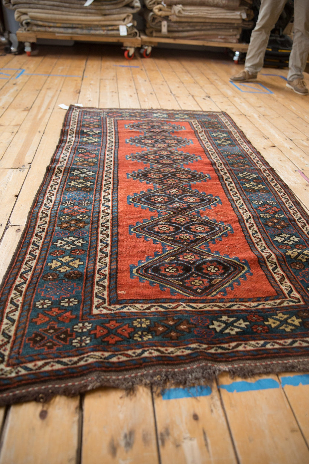 3.5x6 Antique Kurdish Rug