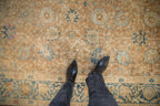 7x11 Antique Distressed Gold Wash Khoy Carpet