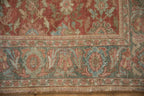 5.5x10 Vintage Distressed Mahal Carpet