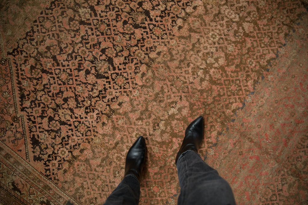 7x16 Vintage Distressed Malayer Carpet