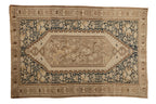 4.5x6.5 Antique Distressed Malayer Rug