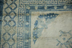 6x6 Antique Distressed Peking Square Carpet