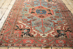 4.5x6 Vintage Heriz Rug