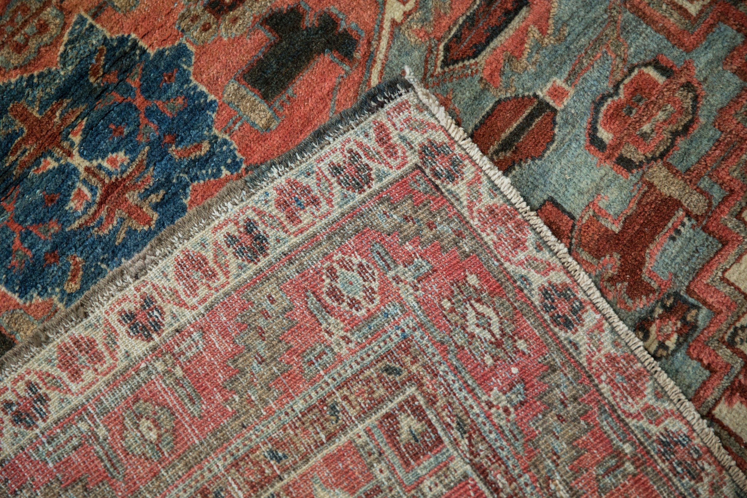 4.5x6 Vintage Heriz Rug