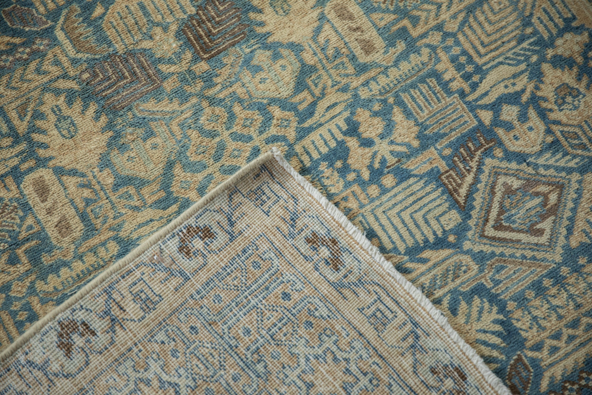 4.5x6.5 Vintage Distressed Tabriz Rug