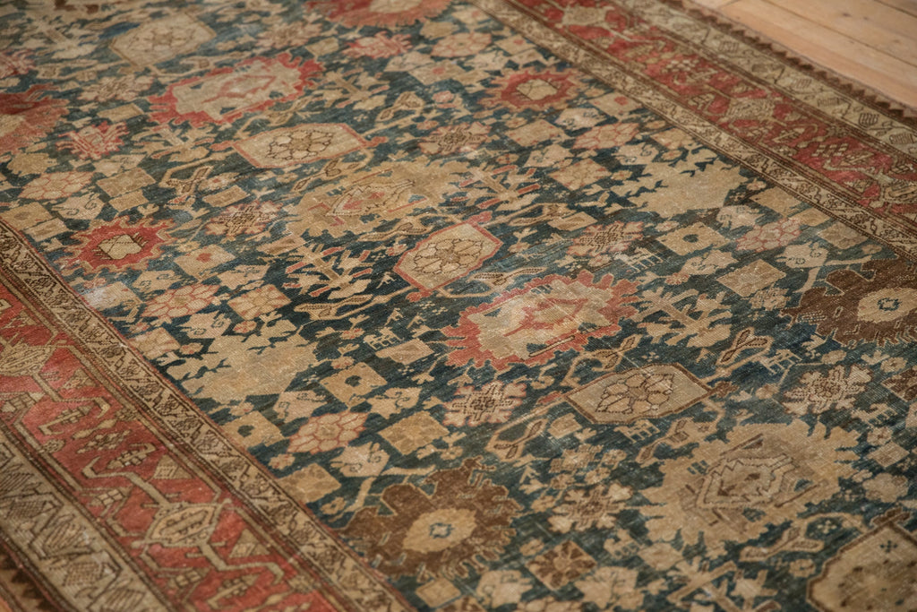 5.5x11 Antique Fine Distressed Bijar Rug Runner