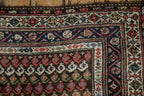 3.5x8.5 Vintage Kurdish Hamadan Rug Runner