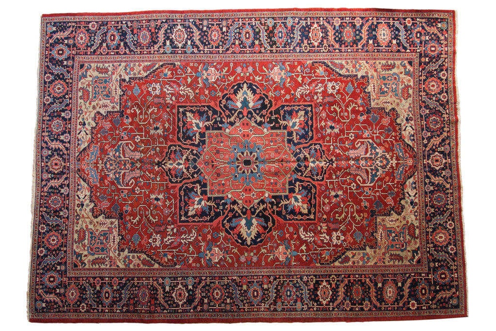 10x14 Vintage Heriz Carpet